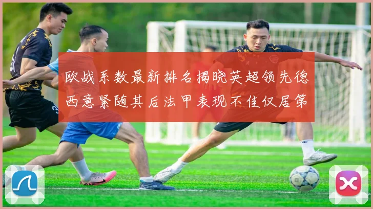 欧战系数最新排名揭晓英超领先德西意紧随其后法甲表现不佳仅居第八